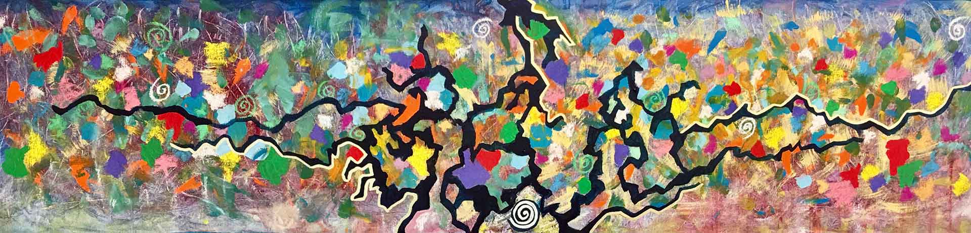 tableau de Catherine Bangerter artiste à Genève